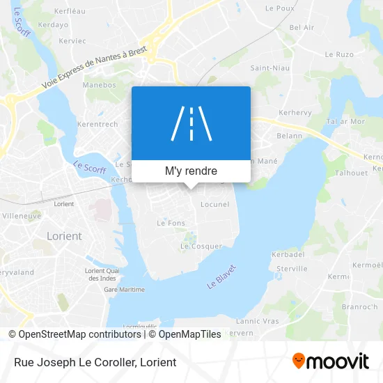 Rue Joseph Le Coroller plan