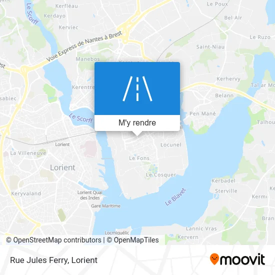 Rue Jules Ferry plan