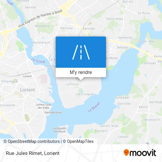 Rue Jules Rimet plan