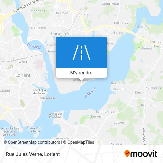 Rue Jules Verne plan