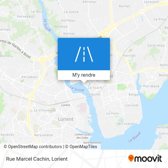 Rue Marcel Cachin plan