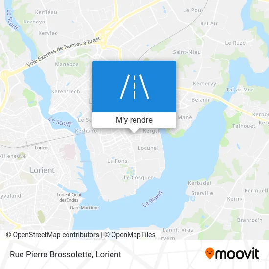 Rue Pierre Brossolette plan