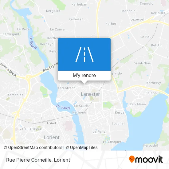 Rue Pierre Corneille plan