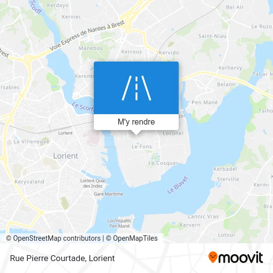 Rue Pierre Courtade plan