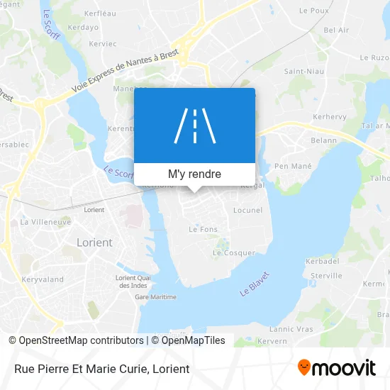 Rue Pierre Et Marie Curie plan