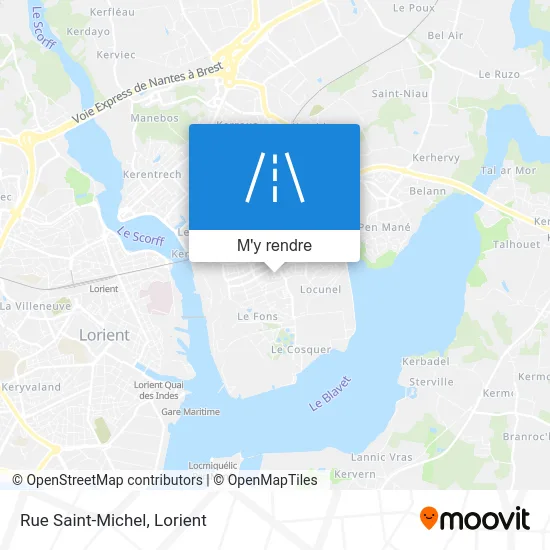 Rue Saint-Michel plan