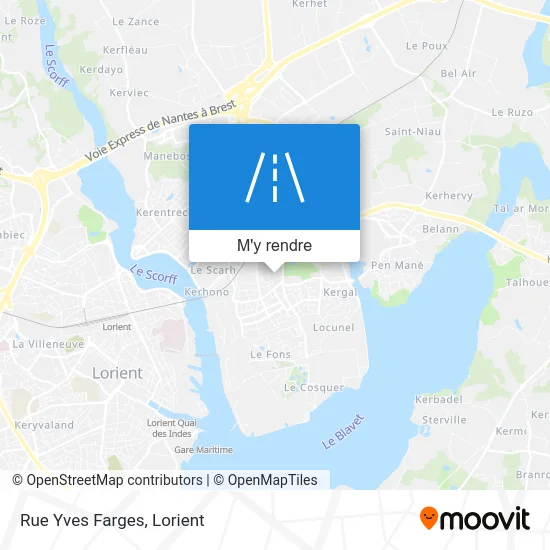 Rue Yves Farges plan