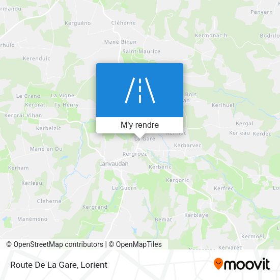Route De La Gare plan