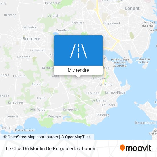 Le Clos Du Moulin De Kergoulédec plan