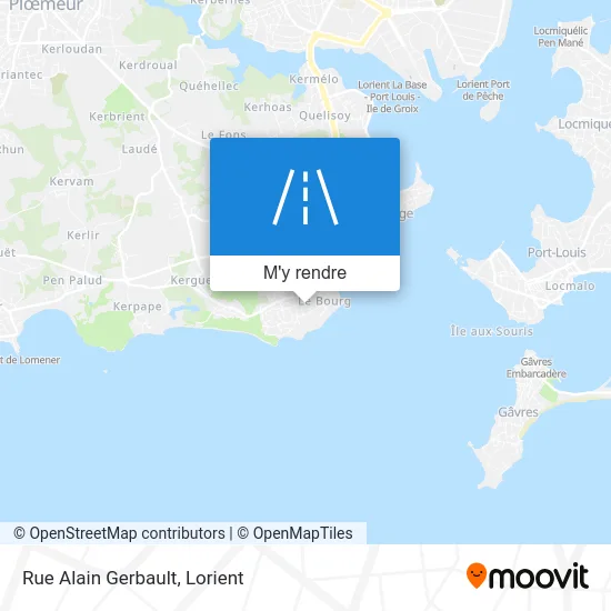 Rue Alain Gerbault plan
