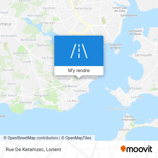 Rue De Keramzec plan