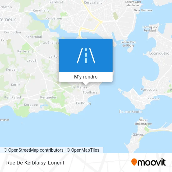 Rue De Kerblaisy plan