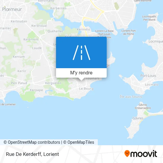 Rue De Kerderff plan