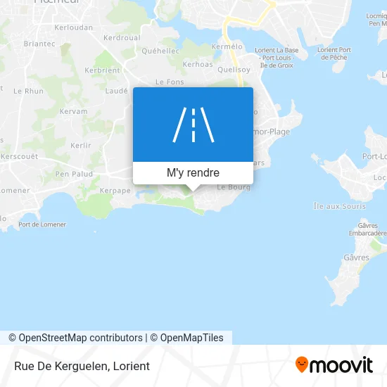 Rue De Kerguelen plan