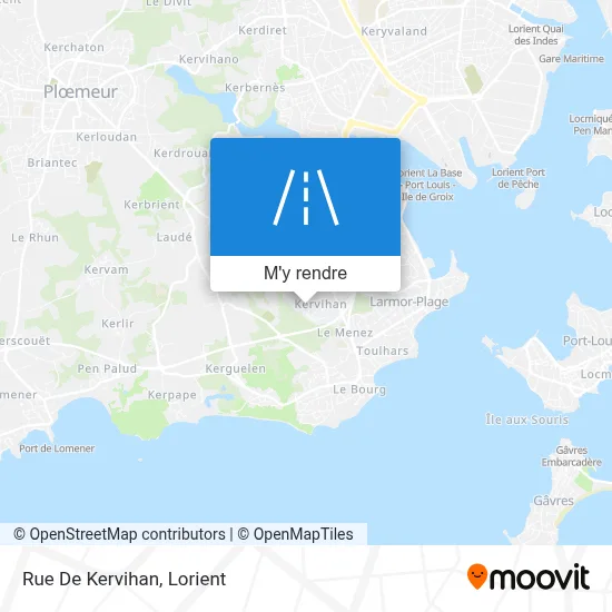 Rue De Kervihan plan