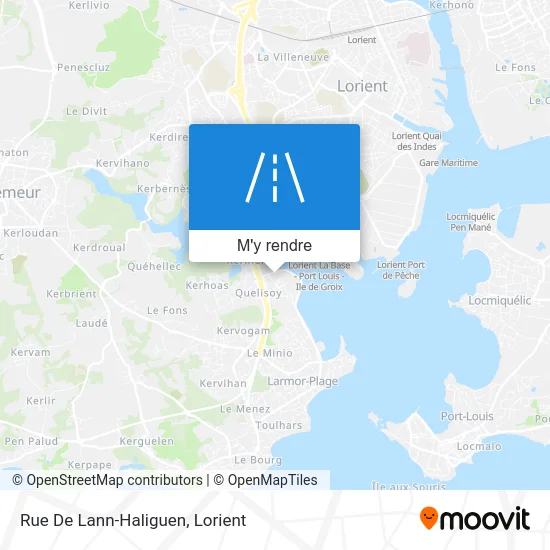 Rue De Lann-Haliguen plan