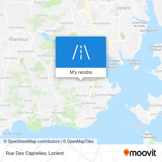 Rue Des Caprelles plan