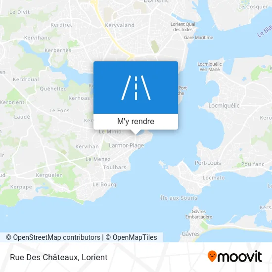 Rue Des Châteaux plan