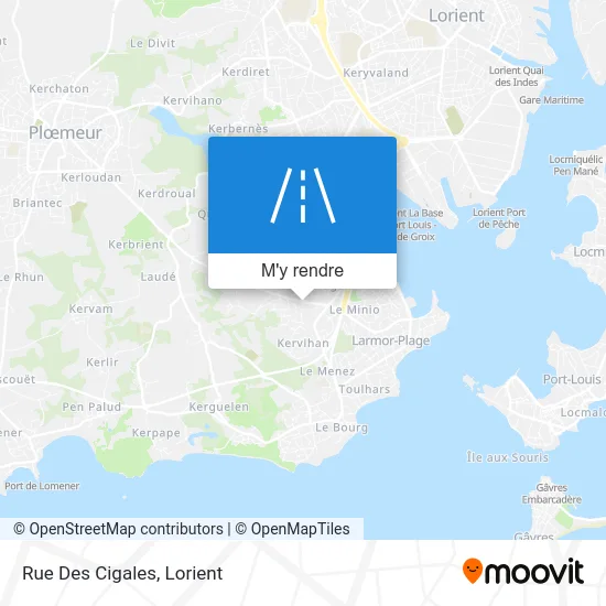 Rue Des Cigales plan