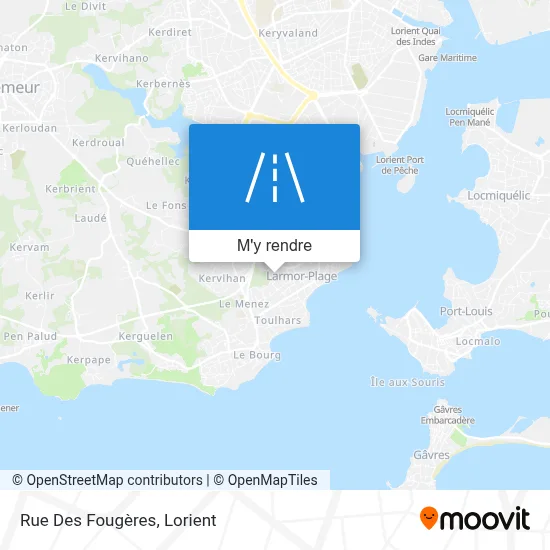 Rue Des Fougères plan