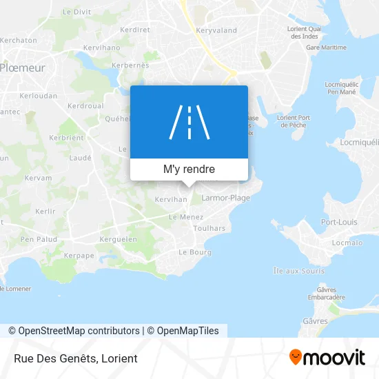 Rue Des Genêts plan