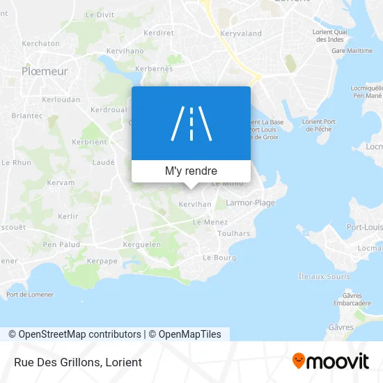 Rue Des Grillons plan