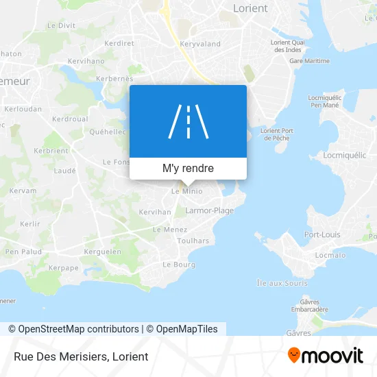 Rue Des Merisiers plan