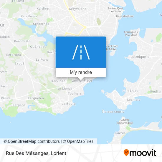 Rue Des Mésanges plan