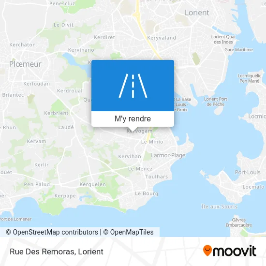 Rue Des Remoras plan