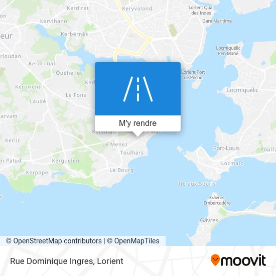 Rue Dominique Ingres plan