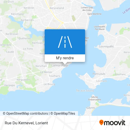 Rue Du Kernevel plan