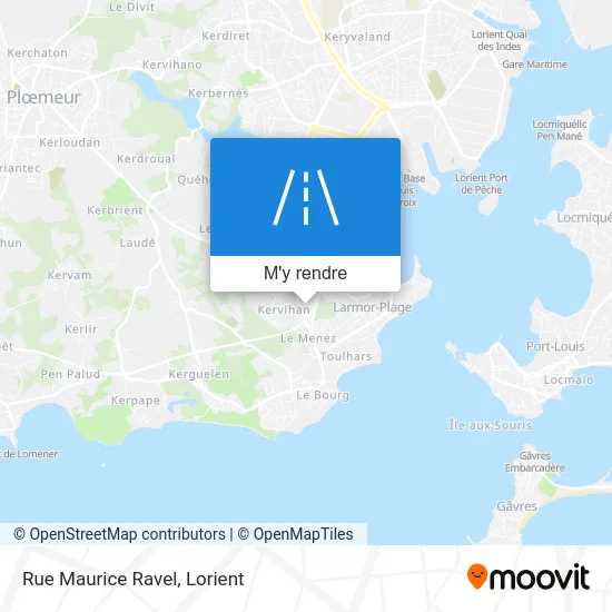 Rue Maurice Ravel plan