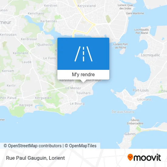 Rue Paul Gauguin plan