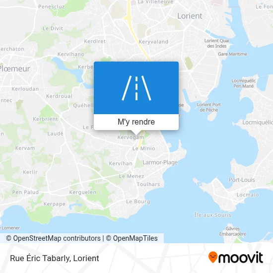 Rue Éric Tabarly plan