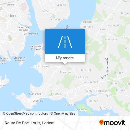Route De Port-Louis plan