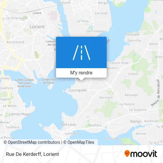 Rue De Kerderff plan