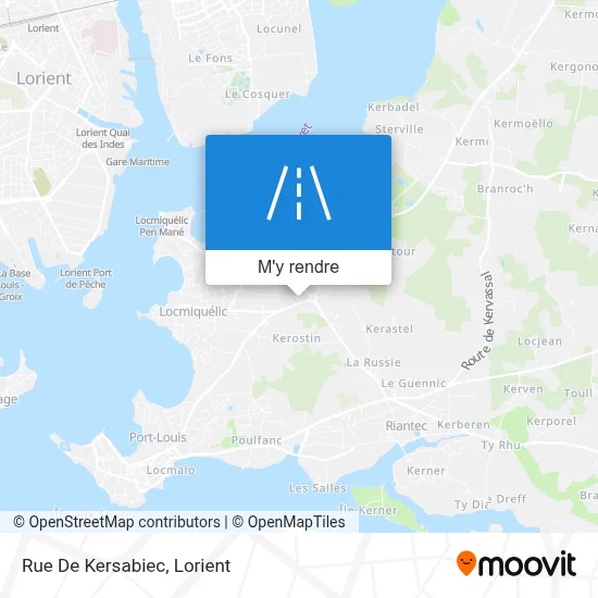 Rue De Kersabiec plan