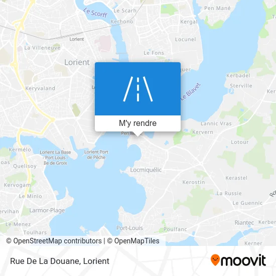 Rue De La Douane plan