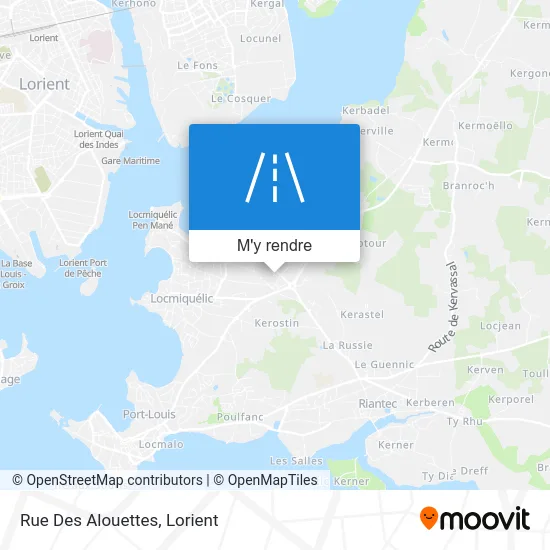 Rue Des Alouettes plan