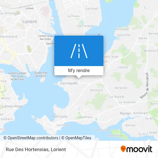 Rue Des Hortensias plan