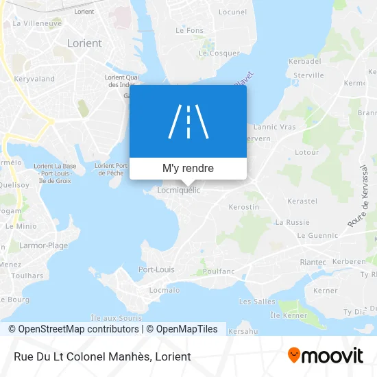 Rue Du Lt Colonel Manhès plan