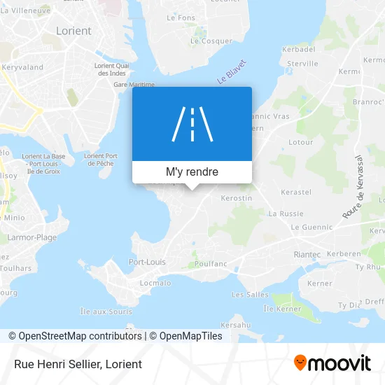 Rue Henri Sellier plan