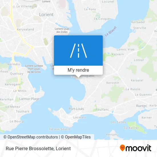Rue Pierre Brossolette plan