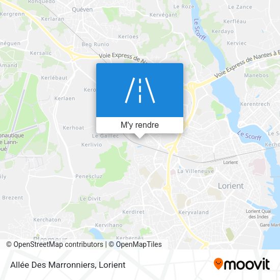 Allée Des Marronniers plan