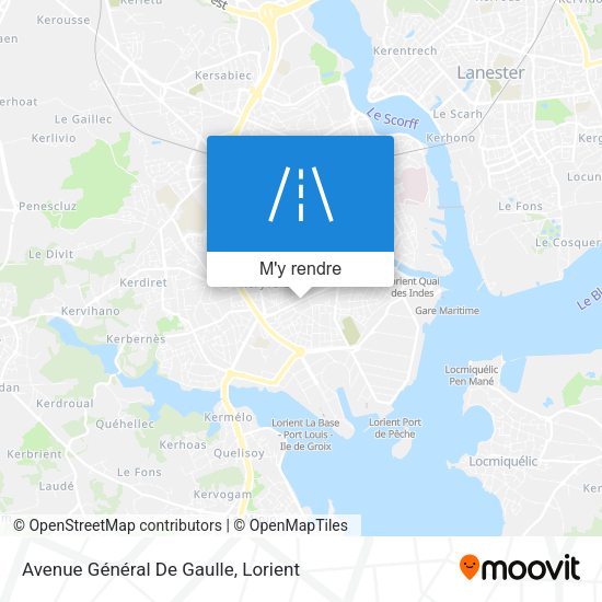 Avenue Général De Gaulle plan