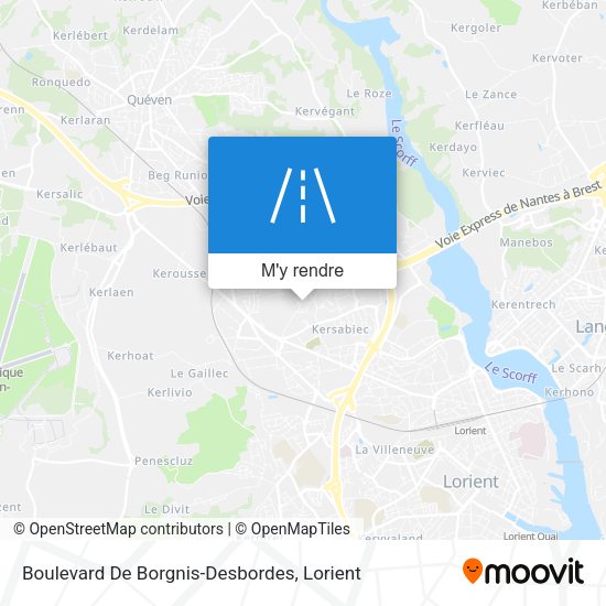 Boulevard De Borgnis-Desbordes plan