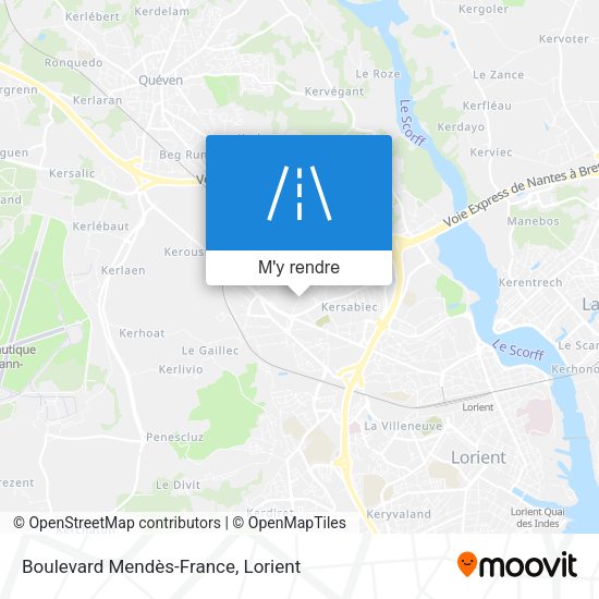 Boulevard Mendès-France plan