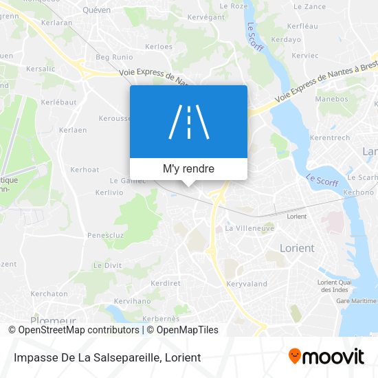 Impasse De La Salsepareille plan