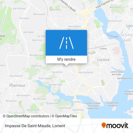 Impasse De Saint-Maude plan