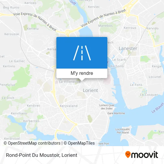 Rond-Point Du Moustoir plan